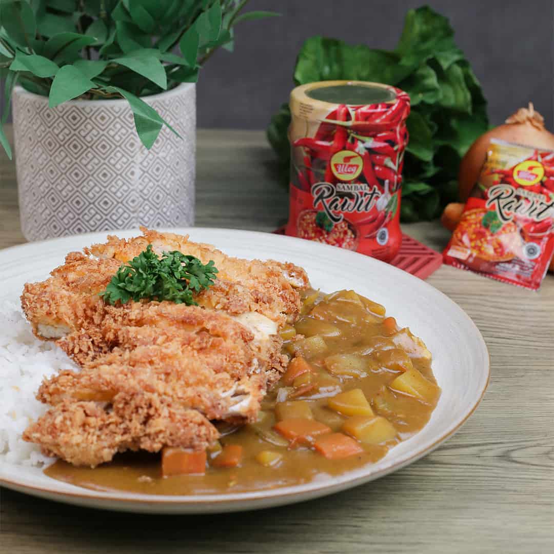 Hot Chicken Katsu Curry Rice
